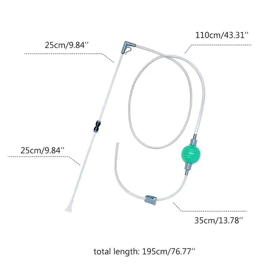 Cube One Mini Aquarium Water Changer, Multi-Task Gravel Cleaner